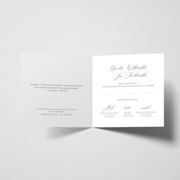 Zaproszenie na ślub 10szt +koperty +personalizacja zaproszenia kwiaty boho