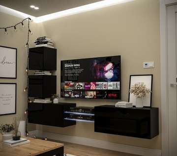 Meblościanka Nowoczesna Salon Meble N100 1B