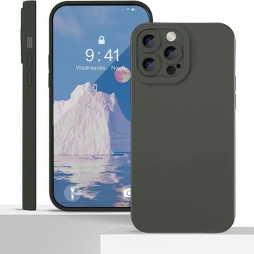 SILIKONOWE MIĘKKIE ETUI DO IPHONE 14 PRO BŁOTO