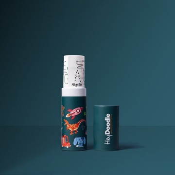 Силиконовый коврик-раскраска А4 - HeyDoodle Animals