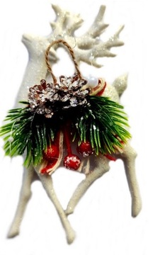 ПОДВЕСКИ «РОЖДЕСТВЕНСКАЯ ЕЛКА-ОЛЕНЬ» 2 шт.