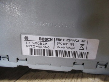 AUTORÁDIO SEAT LEON 2 2009/2012