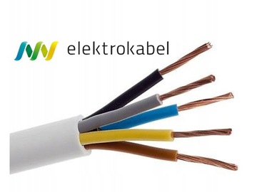 Przewód OWY 5X1 linka okrągła TUREK