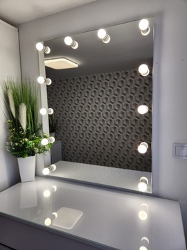 Lustro 80x100 do makijażu wizażu make up hollywood