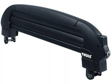 THULE 748 Snowpro podwyższony 4 pary nart lub 2 deski snowboardowe zamek