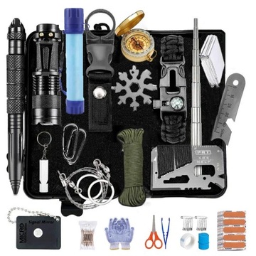 Outdoor Camping Emergency Survival Gear Kit Tactical First Aid Survival