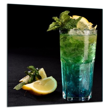 SZKLANY PANEL OCHRONNY DO KUCHNI 60x65 DRINK LACOBEL SZKŁO HARTOWANE