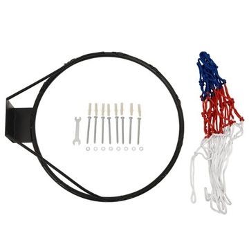 Щит с баскетбольной корзиной, черный, 90х60х2 см, полиэтилен