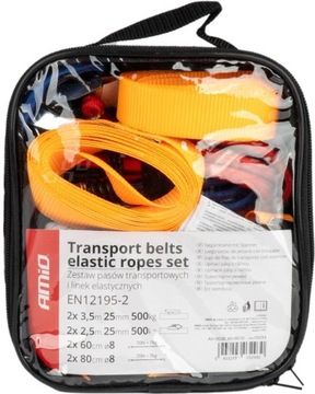 ZESTAW PASÓW MOCUJĄCYCH TRANSPORTOWYCH DO BAGAŻU