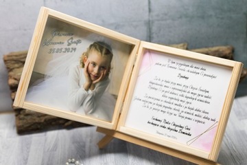 Спасибо вашим крестным родителям - коробочка для причастия