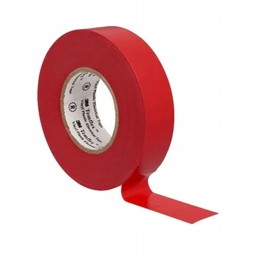 Taśma izolacyjna 3M Temflex 19mm x 20m czerwona