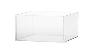 Pojemnik podest kubik z plexi 18x10x10 cm