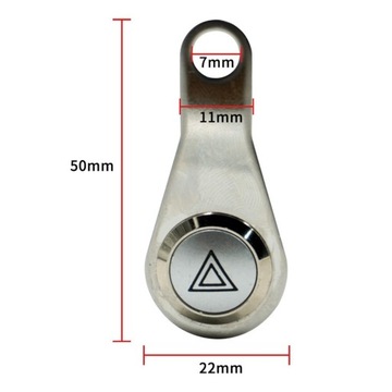 Светодиодный выключатель аварийной сигнализации, водонепроницаемая кнопка, переключатель для мотоцикла, для