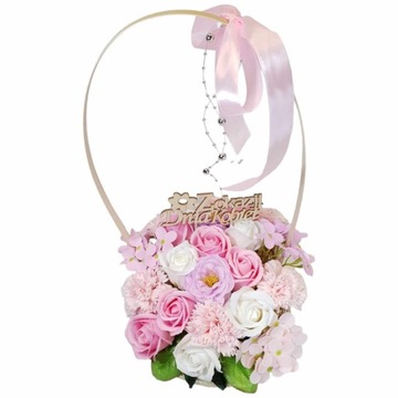 Букет Корзина с мыльными розами мыльные цветы УНИКАЛЬНЫЙ подарок женщине