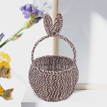 Пасхальная корзина для конфет для хранения подарков. Пасхальное украшение в милом стиле B.