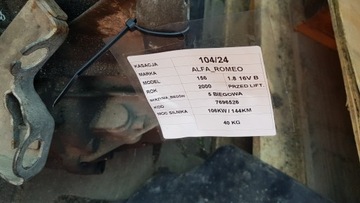 ALFA ROMEO 156 1,8-16V 144KM SKŘÍŇ ŘAZENÍ 7696526