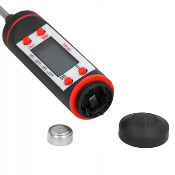 Электронный штыревой термометр КУЧЕННЫЙ с щупом для мяса для мясного ассорти на гриле