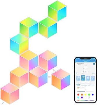 PANEL LED GOVEE Kostki HEXAGON H6066 GLIDE PRO RGBIC ALEXA GOOGLE 10 sztuk