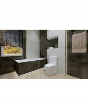 КОМПАКТНОЕ СИДЕНЬЕ LAVITA NAUTILIUS WC БЕЛОЕ БЕЗОБОДКОЕ С МЕДЛЕННО ЗАКРЫВАЮЩИМСЯ СИДЕНЬЕМ