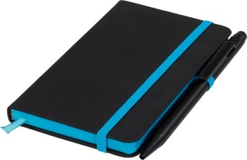 Mały notes 96 kartek w linie z długopisem BLUE!!