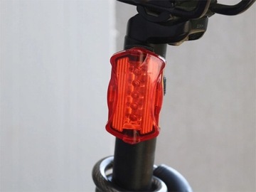 ВЕЛОСИПЕДНОЕ ОСВЕЩЕНИЕ ЗАДНЯЯ ВЕЛОСИПЕДНАЯ ФОНАРЬ 5 светодиодов