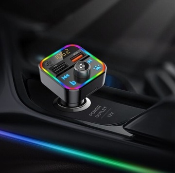 FM-ПЕРЕДАТЧИК BLUETOOTH-ПЛЕЕР С МИКРОФОНОМ QC БЫСТРОЕ ЗАРЯДНОЕ УСТРОЙСТВО USB