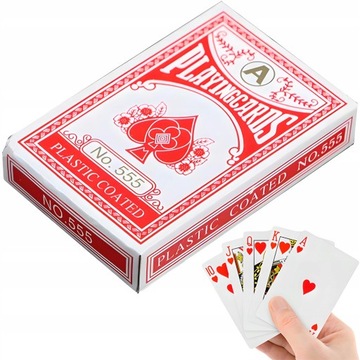 НАБОР ПОКЕРНЫХ КАРТ ИГРОВЫЕ КАРТЫ С ПОКРЫТИЕМ, 54 ШТ.