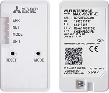 Adapter WiFi MAC-567IF-E MITSUBISHI MELCloud pompa