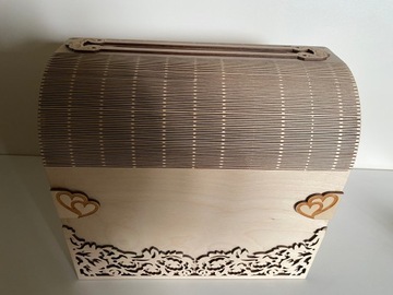 Свадебный конверт, шкатулка для гравировки денег