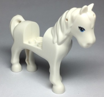 LEGO Konik zwierzak 93083c01pb18 biały