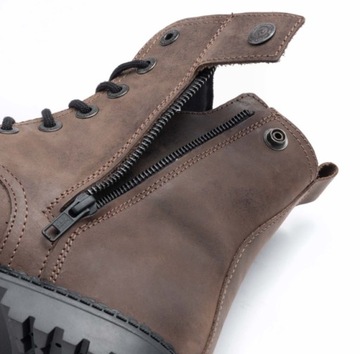 Buty motocyklowe skórzane Rebelhorn NOMAD vintage Khaki 45