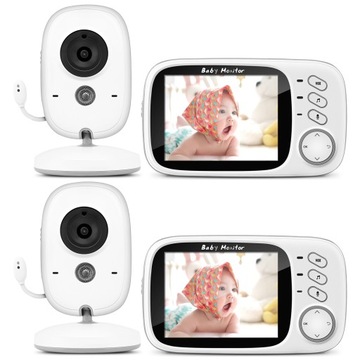 NIANIA ELEKTRONICZNA KAMERA NA ŻYWO HD 3.2'' 2szt