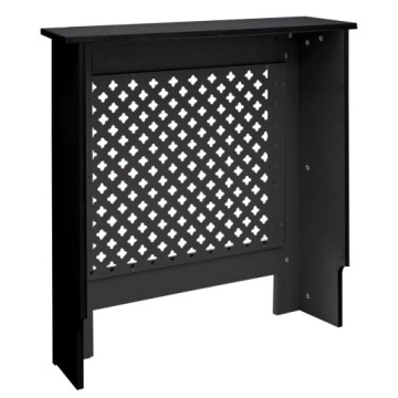 Крышка радиатора с сотовым узором, черная,