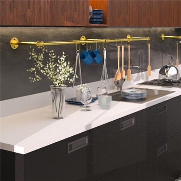 Металлическая настенная вешалка для одежды, штанга LOFT, 180 см