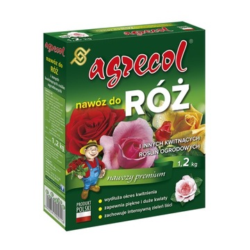 AGRECOL NAWÓZ DO RÓŻ RABATOWYCH PNĄCYCH OKRYWOWYCH PIENNYCH WIELOKWIATOWYCH