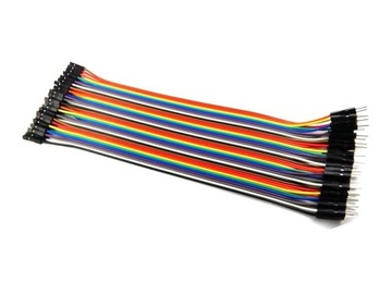 Przewody kable zworki do płytek stykowych arduino 20cm męsko-żeńskie 40szt