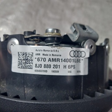 AUDI TT 8J A3 S3 RS3 8P R8 AIRBAG ŘIDIČE ULOŽENÍ ŘÍDÍCÍ 8J0880201