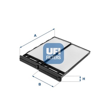 FILTR KABINA 53.258.00 UFI NISSAN PATROL Y61