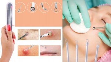 УННЫ ЛОЖКИ ДЛЯ УДАЛЕНИЯ ЧЕРНОСТЕЙ ДВУХСТОРОННЕЕ ОЧИЩЕНИЕ ЛИЦА