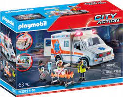 PLAYMOBIL KARETKA AMBULANS ŚWIATŁO DŹWIĘK 71232