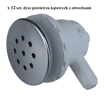 12 dysz z pompą dyszami powietrza Zestaw doposażenie balii beczki wanny spa