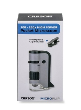 Карманный микроскоп Carson MicroFlip 100-250x High Power