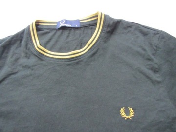 FRED PERRY/ ORYGINALNY GRANATOWY T SHIRT S/M