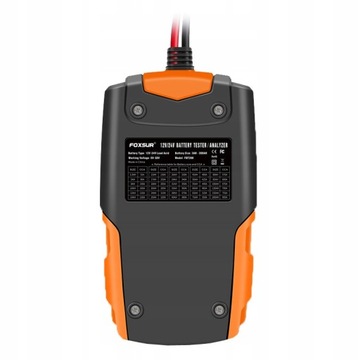TESTER akumulatorów uniwersalny 12V /24V, 3-200 Ah