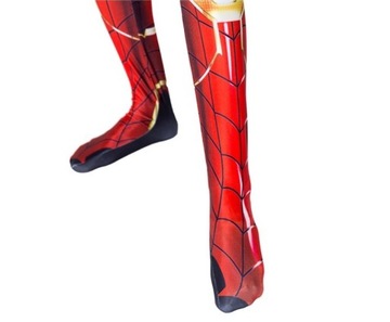 KOSTIUM STRÓJ SPIDERMAN STALOWY