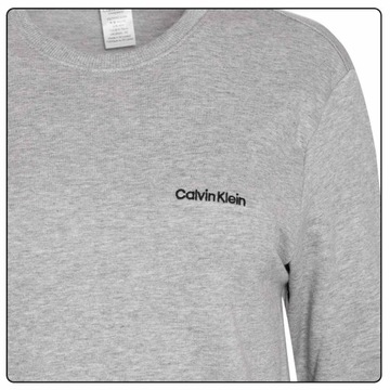 CALVIN KLEIN BLUZA DAMSKA L/S SWEATSHIRT GRAY r.S