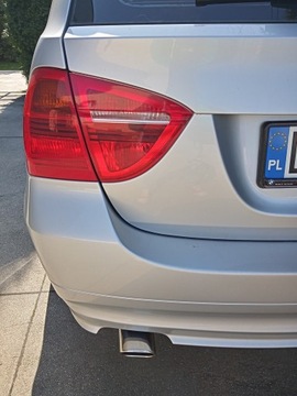 Глянцевый насадок на глушитель BMW E90 E91