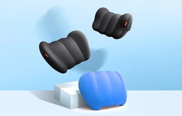 Шелковая автомобильная подушка для поясницы Baseus ComfortRide Series (синяя)