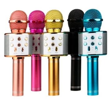 Беспроводной караоке-микрофон Bluetooth портативный портативный динамик домашний KTV