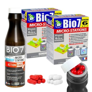 Bio7 CHOC Start +Entretien Micro Bakterie tlenowe do BIO OCZYSZCZALNI ROK